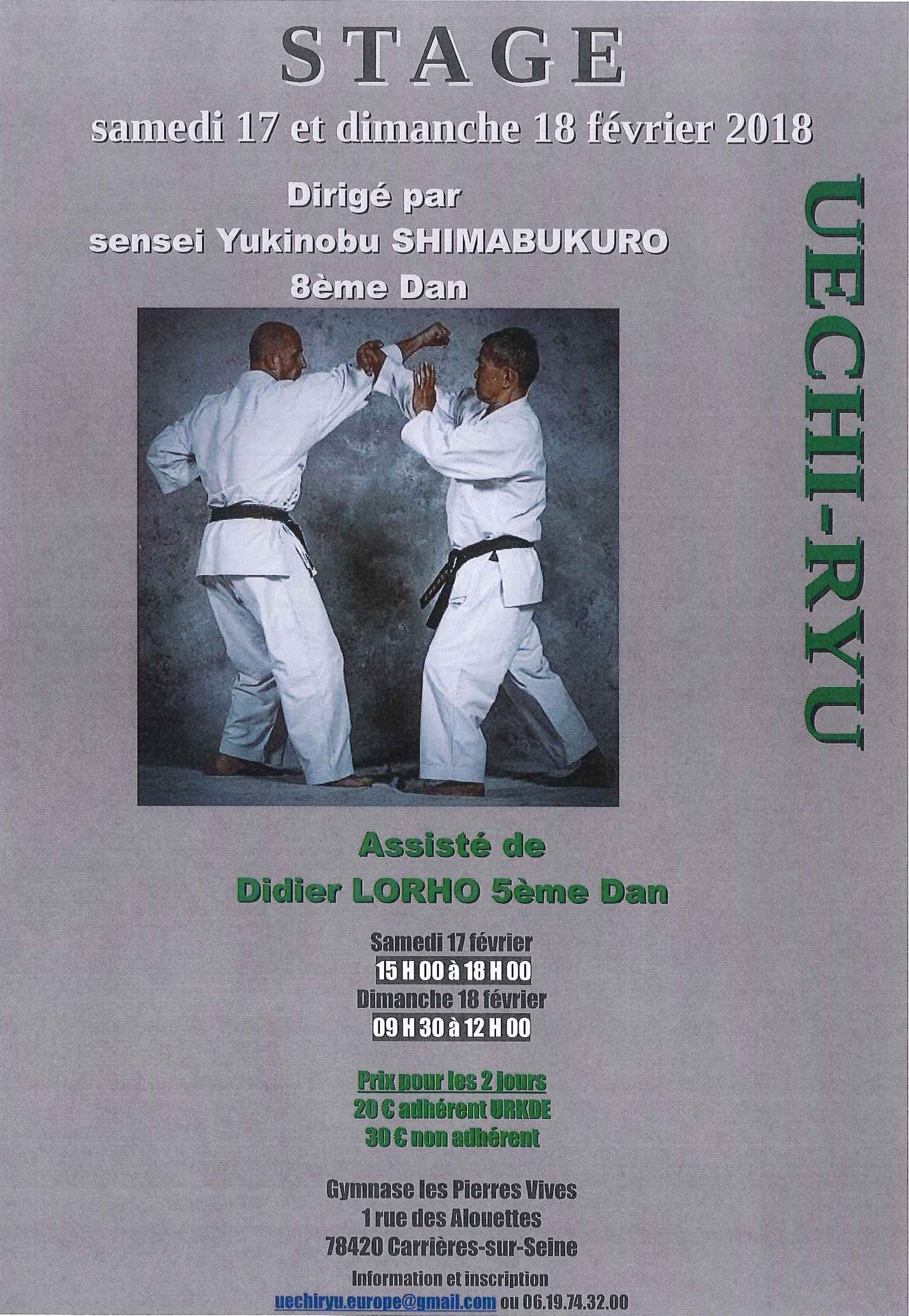 shimabukuro karate france feb2018
