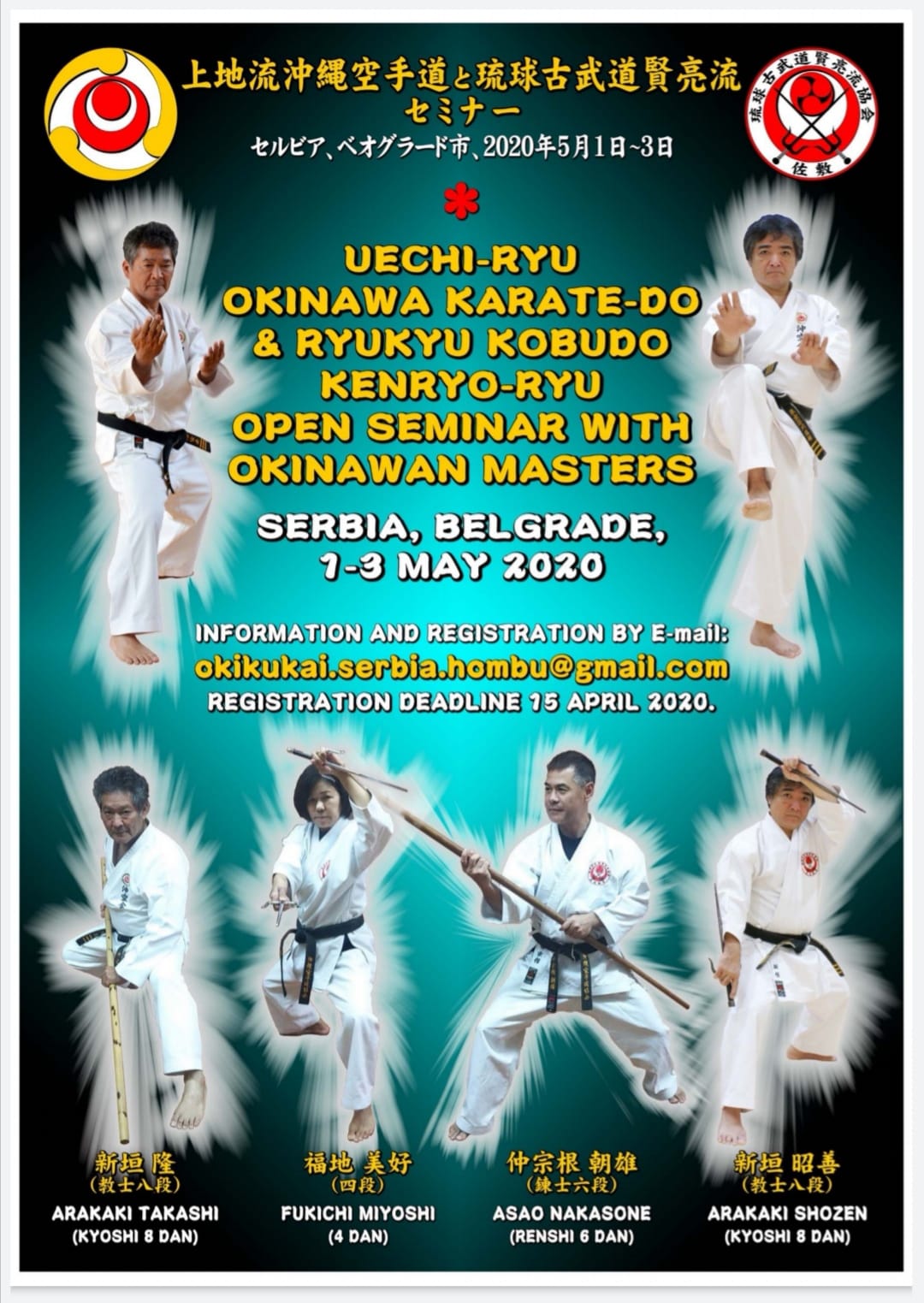 okinawa karate kobudo seminar belgrade2020