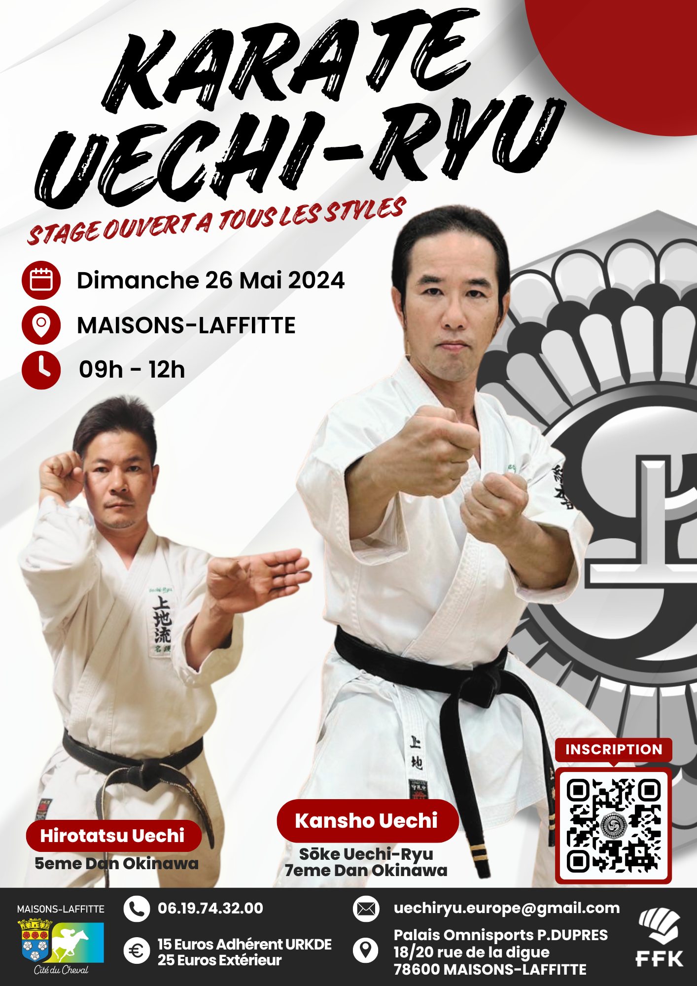 Two Seminars with Kansho Uechi Sensei in France - May 2024