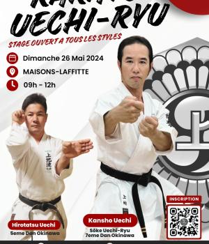 Two Seminars with Kansho Uechi Sensei in France - May 2024