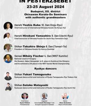 Okinawan Karate Seminar and Ryukyuan Dance Workshop in Budapest in August 2024