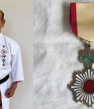 Nakahodo Sensei Receives The Medal of the Order of the Rising Sun